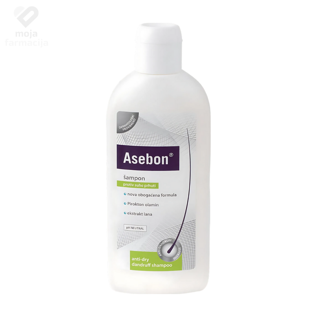 Slika proizvoda Asebon šampon protiv suhe prhuti 200ml iz online apoteke Moja Farmacija - BIH