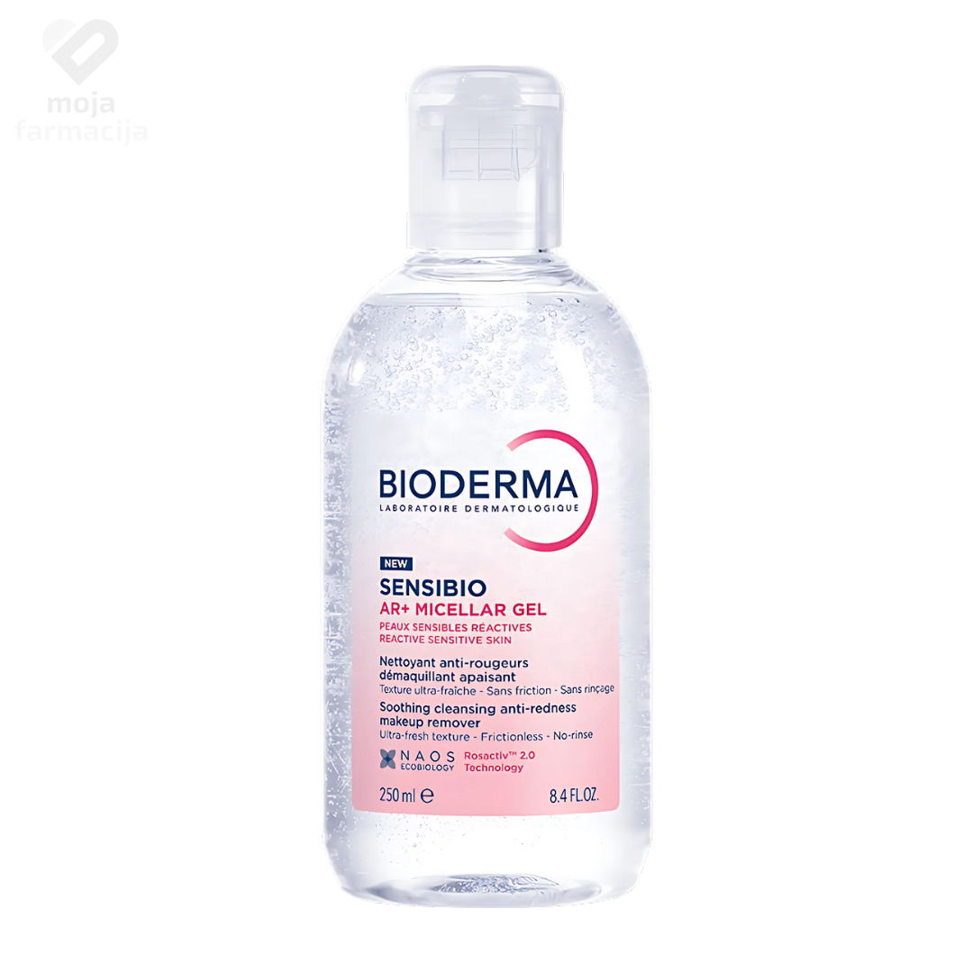 BIODERMA Sensibio AR+ micelarni gel za osjetljivu kožu s crvenilom 250ml