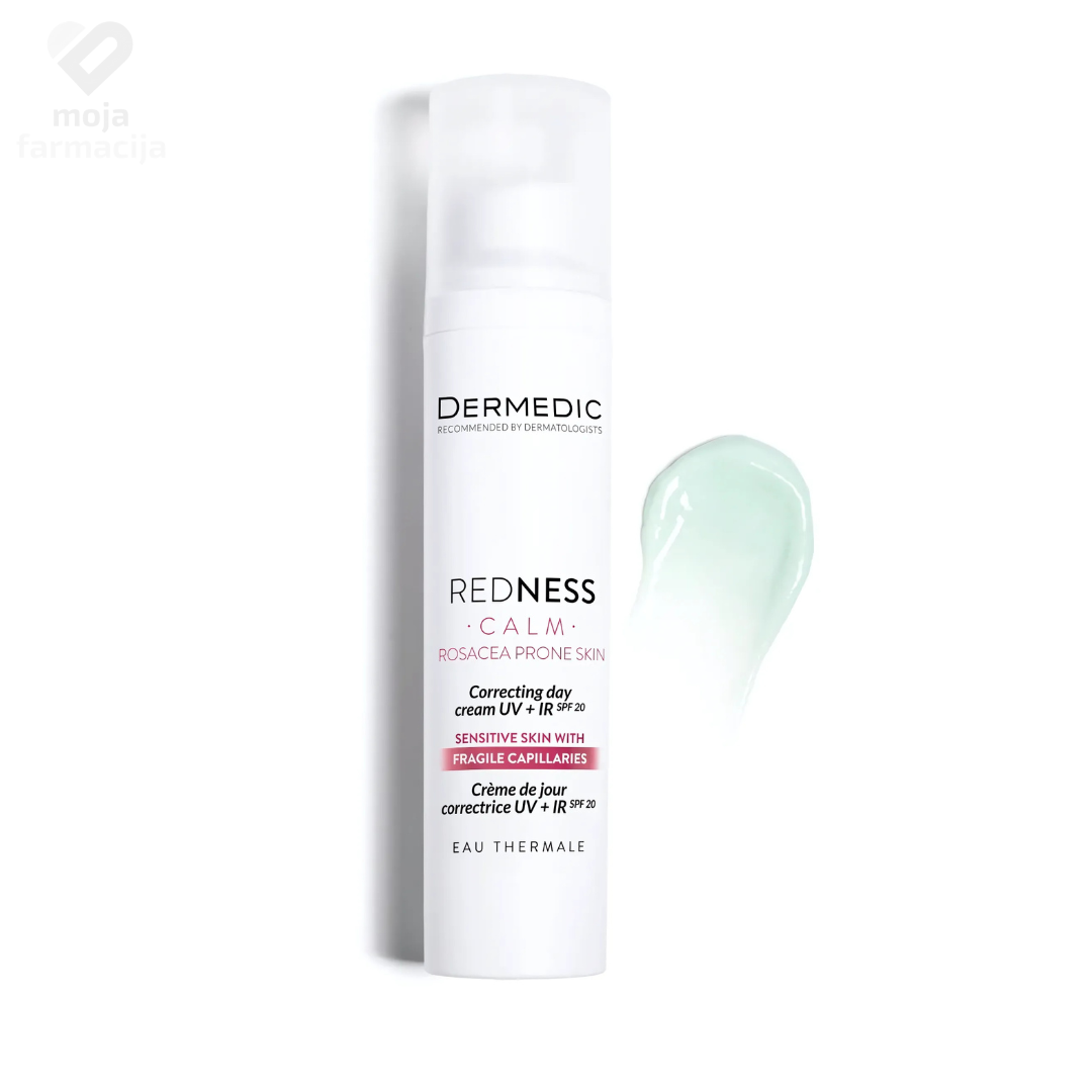 Slika proizvoda DERMEDIC Redness korektivna dnevna krema UV+IR SPF20 40ml iz online apoteke Moja Farmacija - BIH