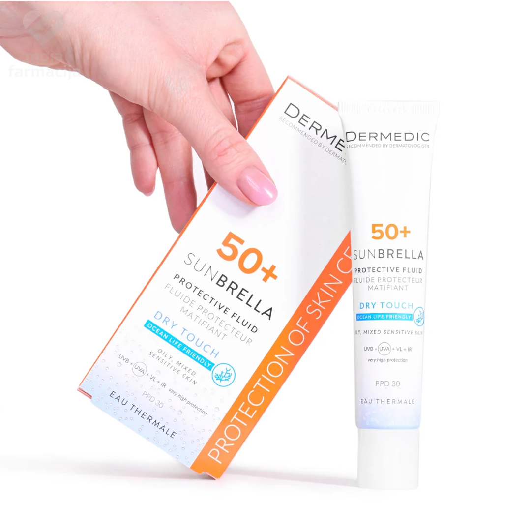 DERMEDIC Sunbrella Dry Touch Protective Fluid SPF 50+ PPD 30 40ml