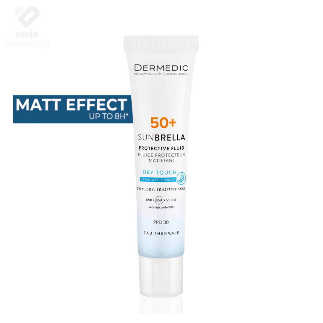 DERMEDIC Sunbrella Dry Touch Protective Fluid SPF 50+ PPD 30 40ml