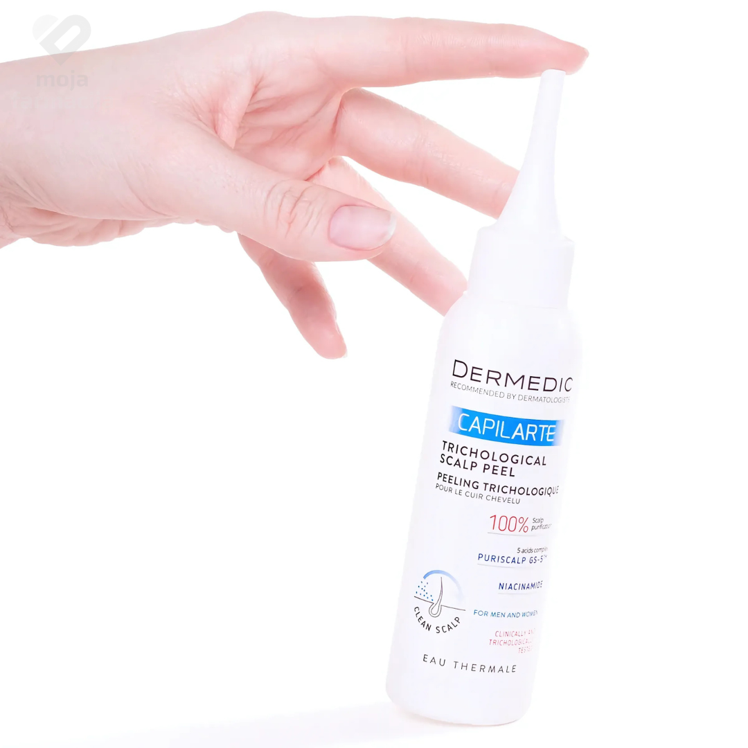 Slika proizvoda DERMEDIC Capilarte trihološki piling za vlasište 100ml iz online apoteke Moja Farmacija - BIH