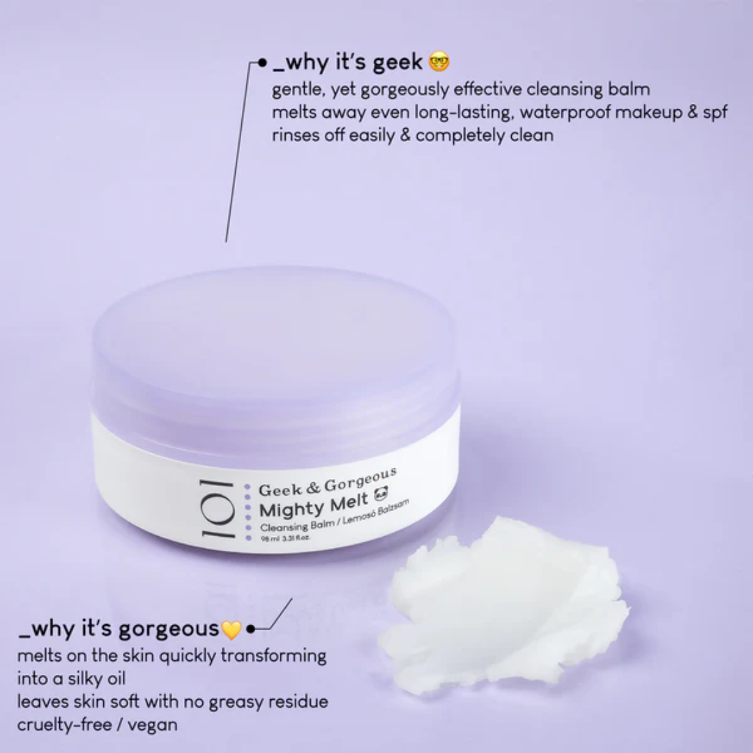 Slika proizvoda GEEK & GORGEOUS Mighty melt balzam za lice iz online apoteke Moja Farmacija - BIH