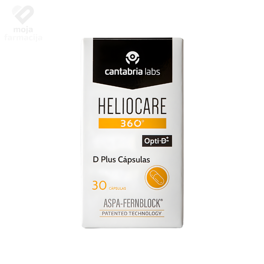 HELIOCARE 360º D Plus sa vitaminom D kod fotostarenja i mrlja 30 kapsula