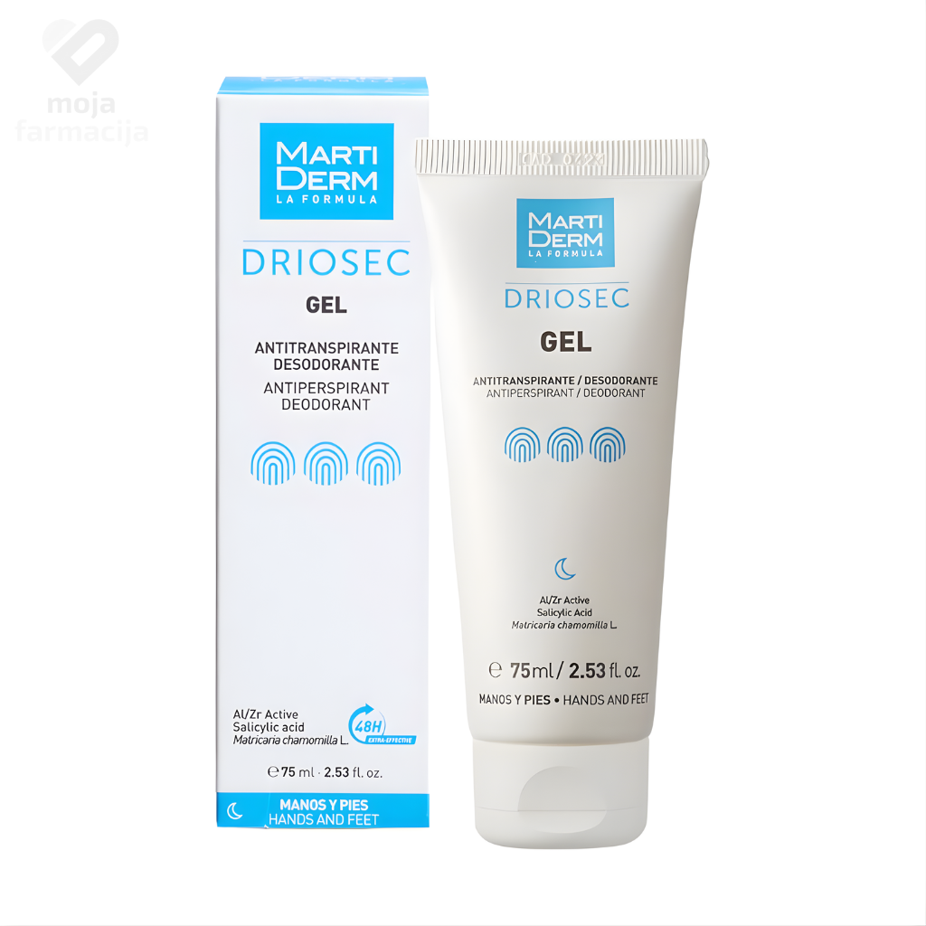 MartiDerm Driosec Gel protiv znojenja 75ml
