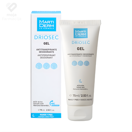 MartiDerm Driosec Gel protiv znojenja 75ml
