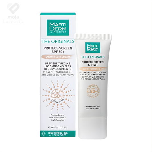 MartiDerm Proteos Screen SPF 50+ Color Fluid 40ml