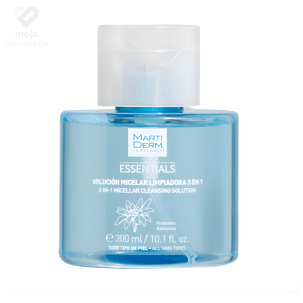 MartiDerm Essentials 3-u-1 micelarna voda za čišćenje lica