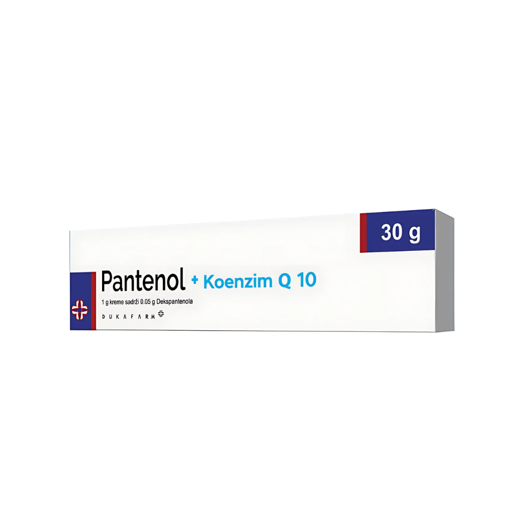 Slika proizvoda Pantenol krema + koenzim Q10 30g iz online apoteke Moja Farmacija - BIH