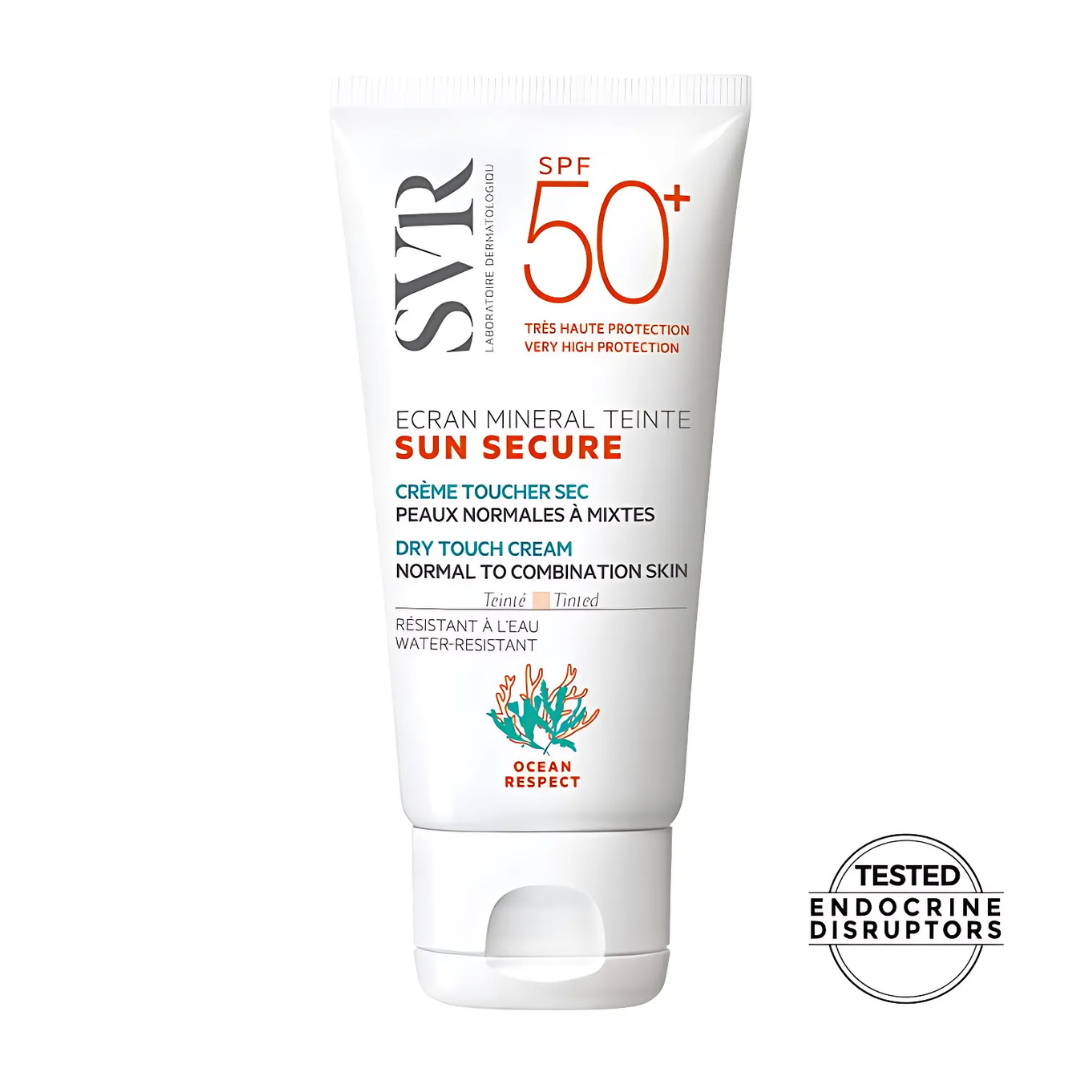 SVR Sun secure ecran mineralna krema u boji SPF50+ / normalna do mješovita koža