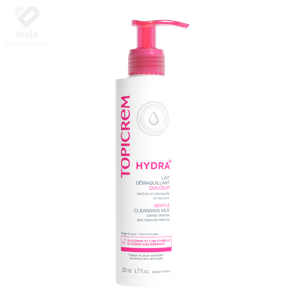 TOPICREM Hydra+ Nježno mlijeko za čišćenje 200ml