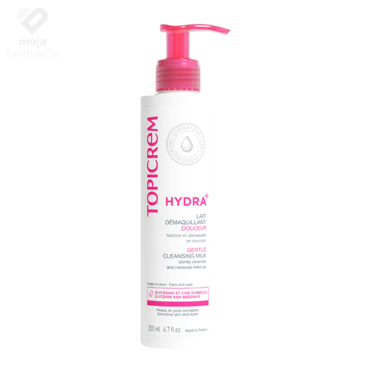 TOPICREM Hydra+ Nježno mlijeko za čišćenje 200ml