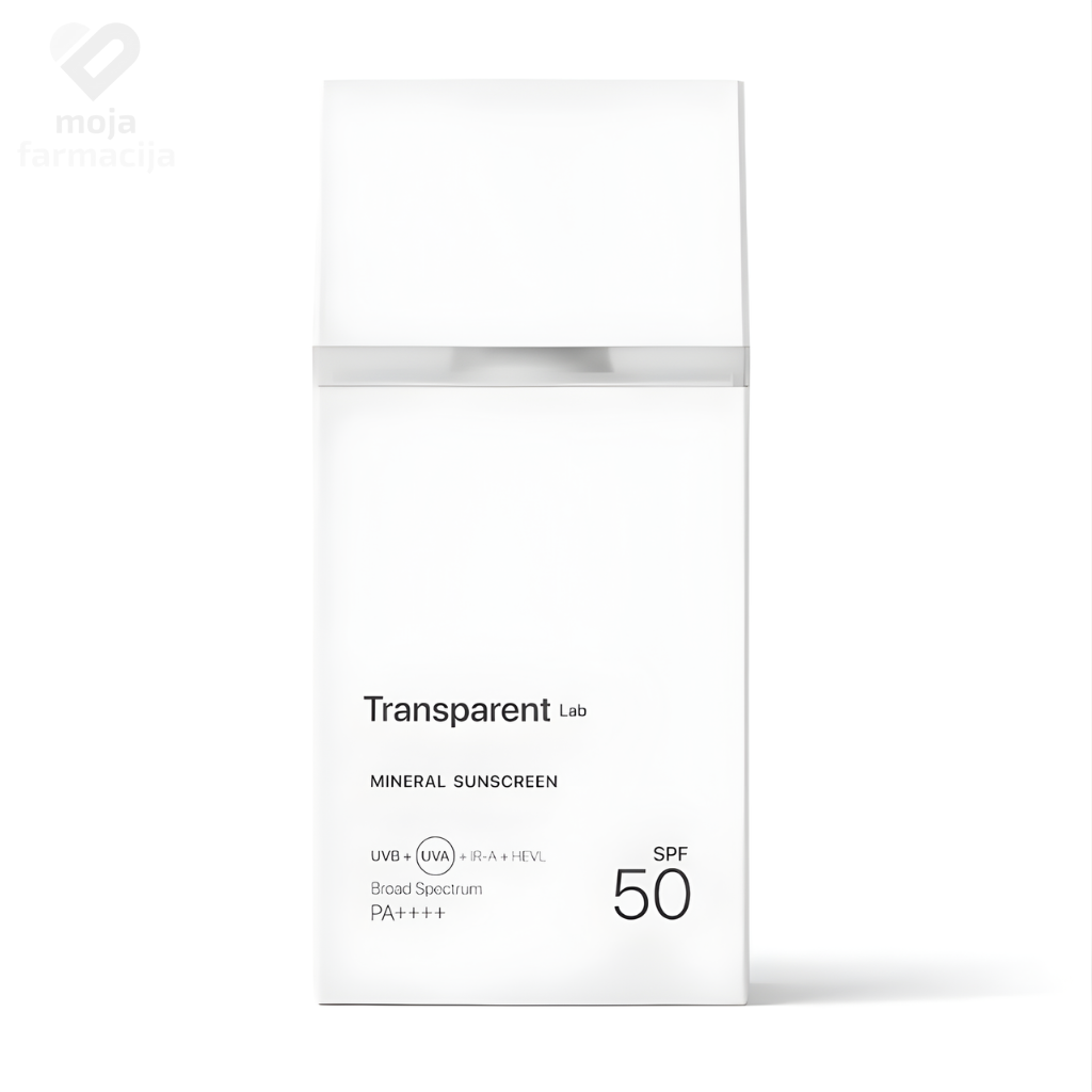 TRANSPARENT LAB Mineral Sunscreen SPF50+ 100ml