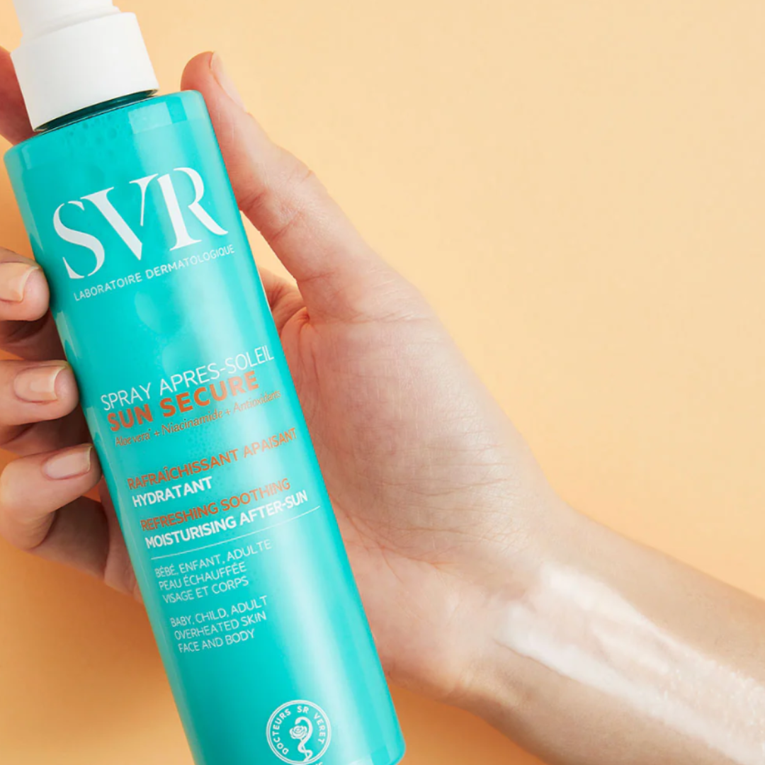 Slika proizvoda SVR Sun Secure Apres Soleil sprej za njegu kože nakon sunca 200ml iz online apoteke Moja Farmacija - BIH