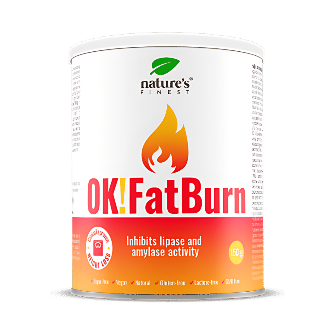 Slika proizvoda NATURE'S FINEST OK! Fatburn za sagorijevanje masti 150g iz online apoteke Moja Farmacija - BIH