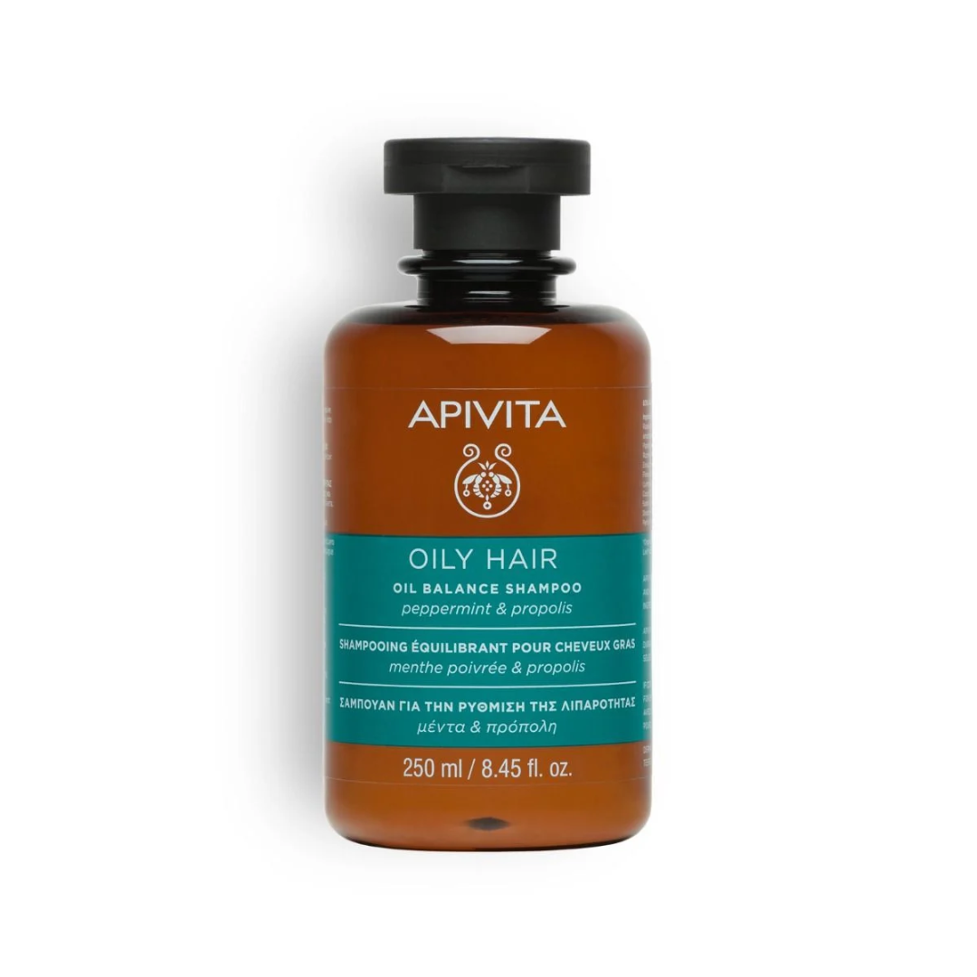Slika proizvoda APIVITA Oil balance šampon za masnu kosu 250ml iz online apoteke Moja Farmacija - BIH