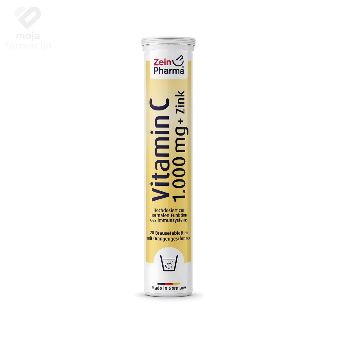 ZEIN PHARMA Vitamin C + Cink šumeće tablete