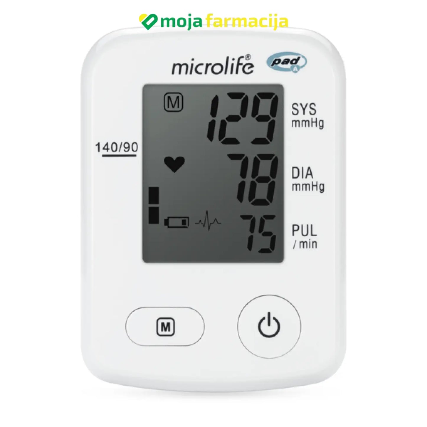 Slika proizvoda Aparat za mjerenje krvnog pritiska BP A2 classic MICROLIFE iz online apoteke Moja Farmacija - BIH