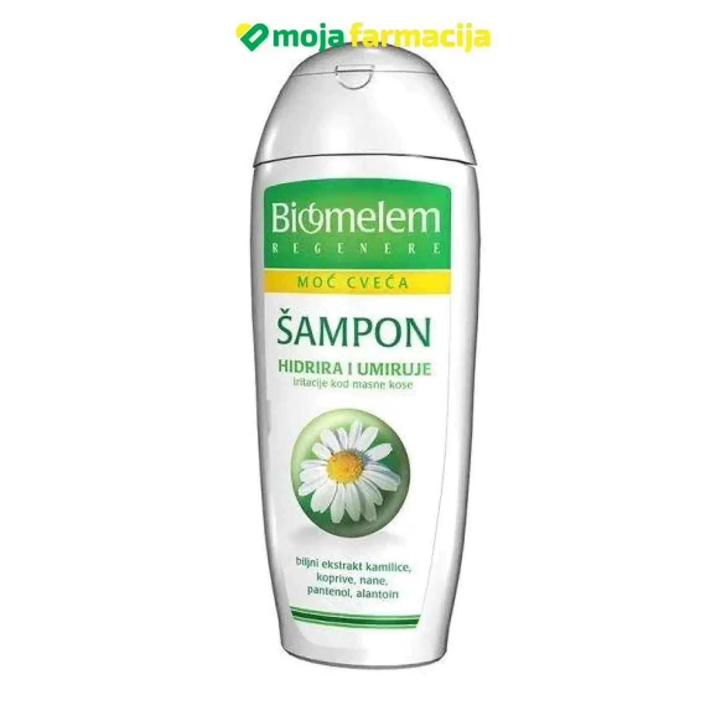 Slika proizvoda BIOMELEM šampon hidrira i umiruje kamilica iz online apoteke Moja Farmacija - BIH