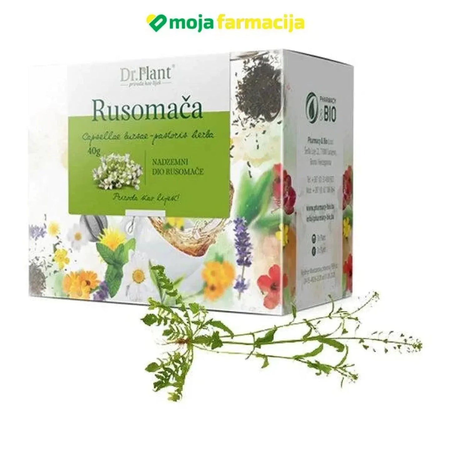 Slika proizvoda Dr.PLANT Čaj rusomača iz online apoteke Moja Farmacija - BIH