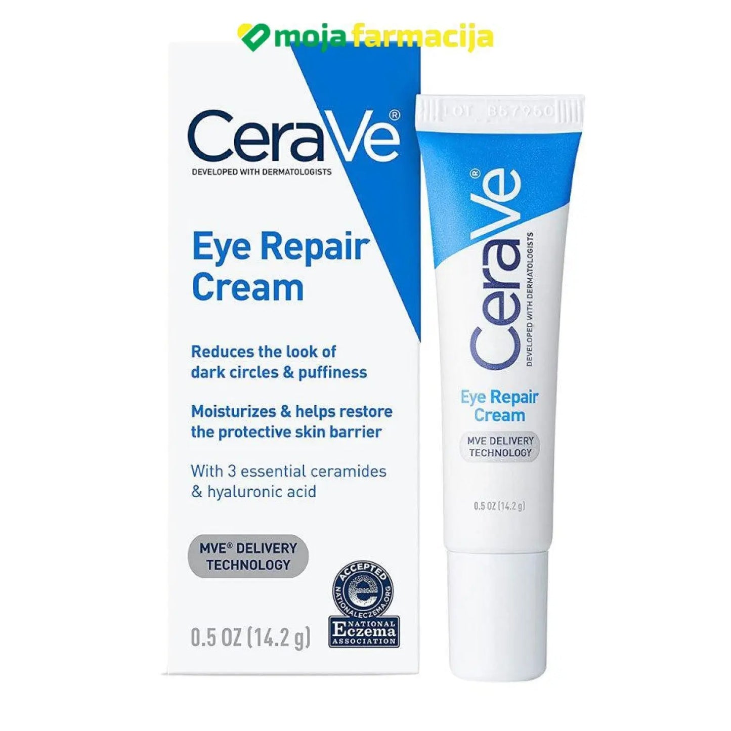 Slika proizvoda CeraVe Obnavljajuća krema za područje oko očiju iz online apoteke Moja Farmacija - BIH