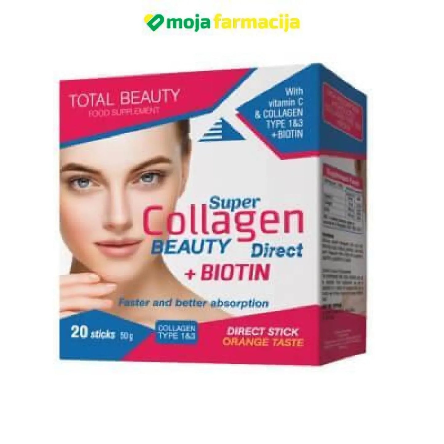 Slika proizvoda Collagen super beauty direkt kesice iz online apoteke Moja Farmacija - BIH