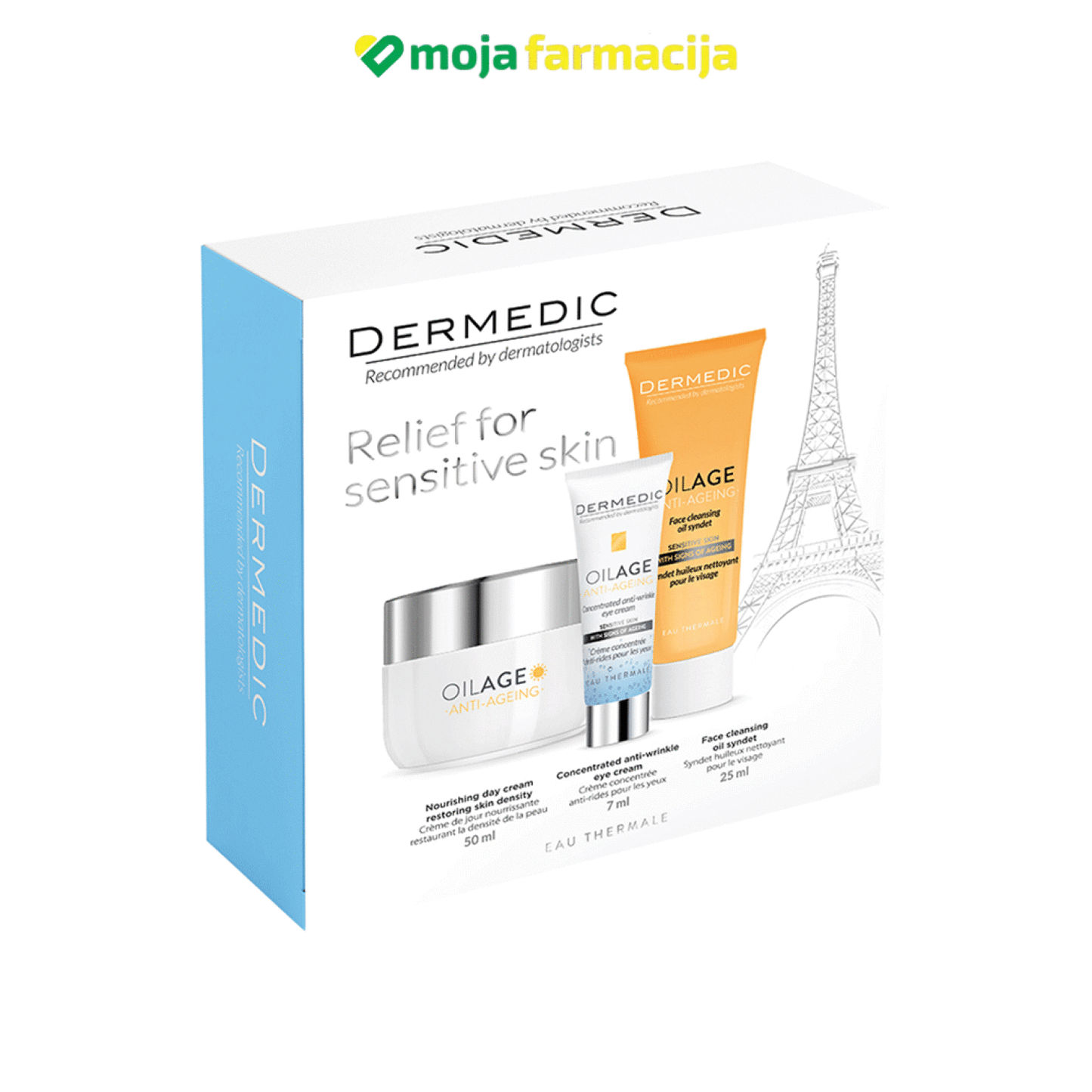 Slika proizvoda DERMEDIC OILAGE promo paket iz online apoteke Moja Farmacija - BIH