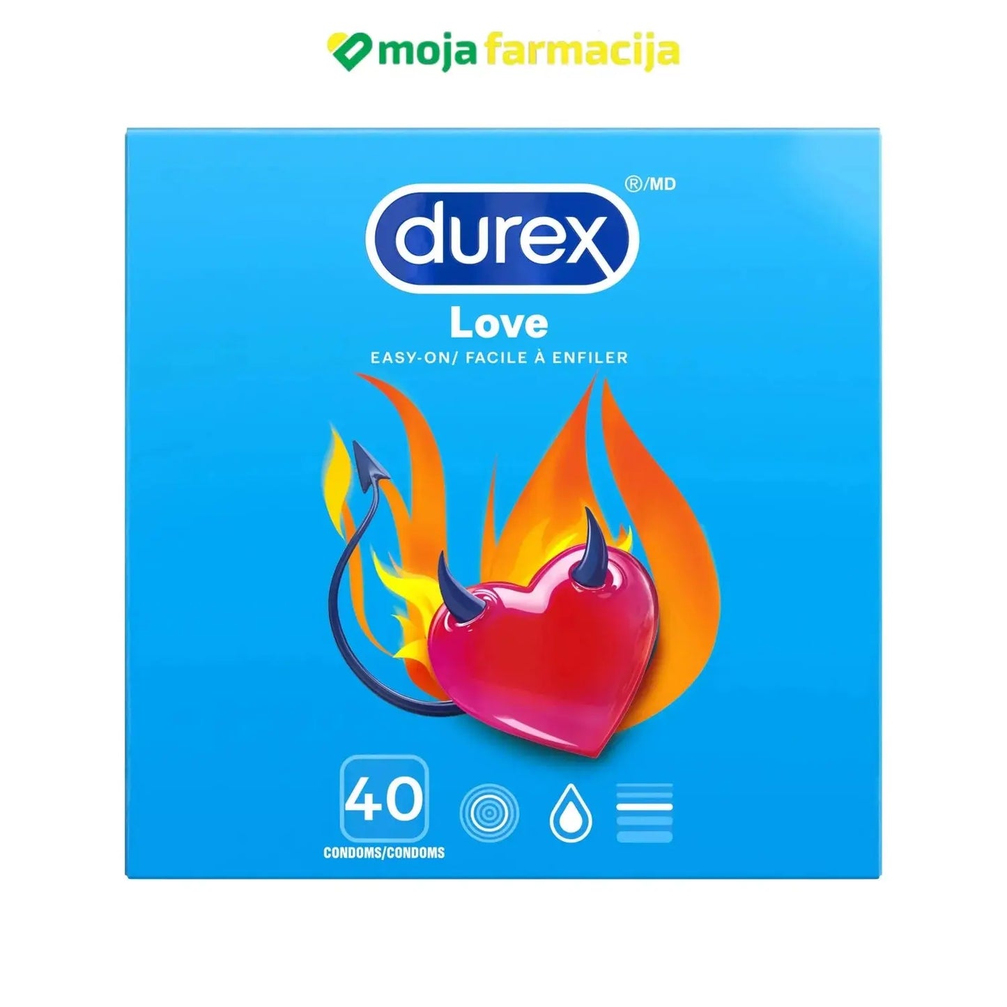 Slika proizvoda DUREX Love 4komada iz online apoteke Moja Farmacija - BIH