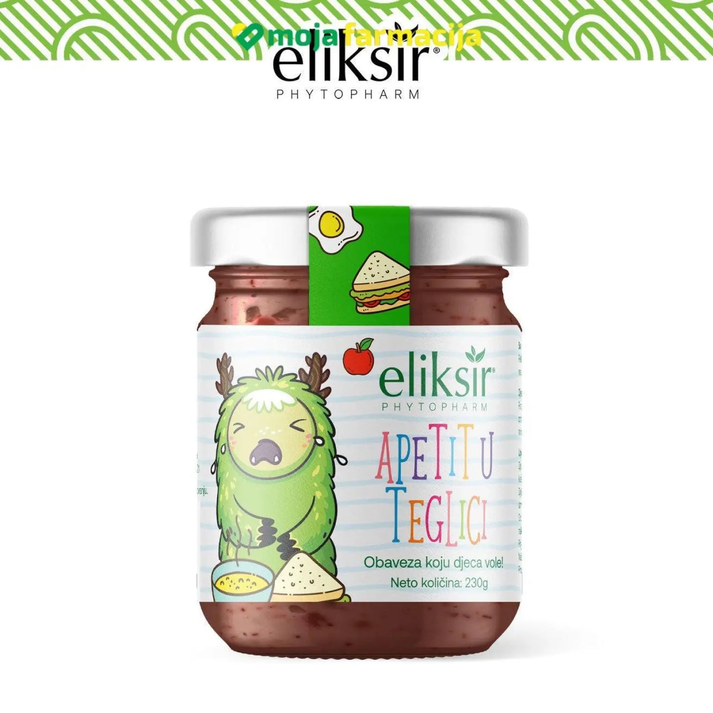 Slika proizvoda ELIKSIR Apetit u teglici 230g iz online apoteke Moja Farmacija - BIH