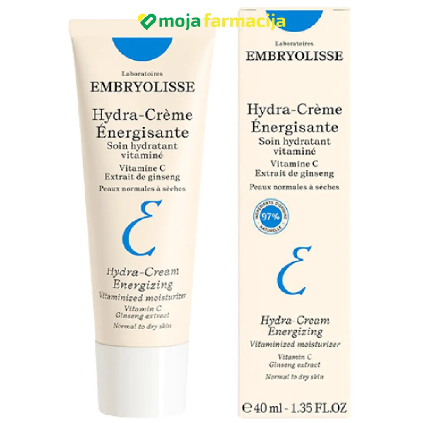 Slika proizvoda EMBRYOLISSE Hydra cream energizing iz online apoteke Moja Farmacija - BIH