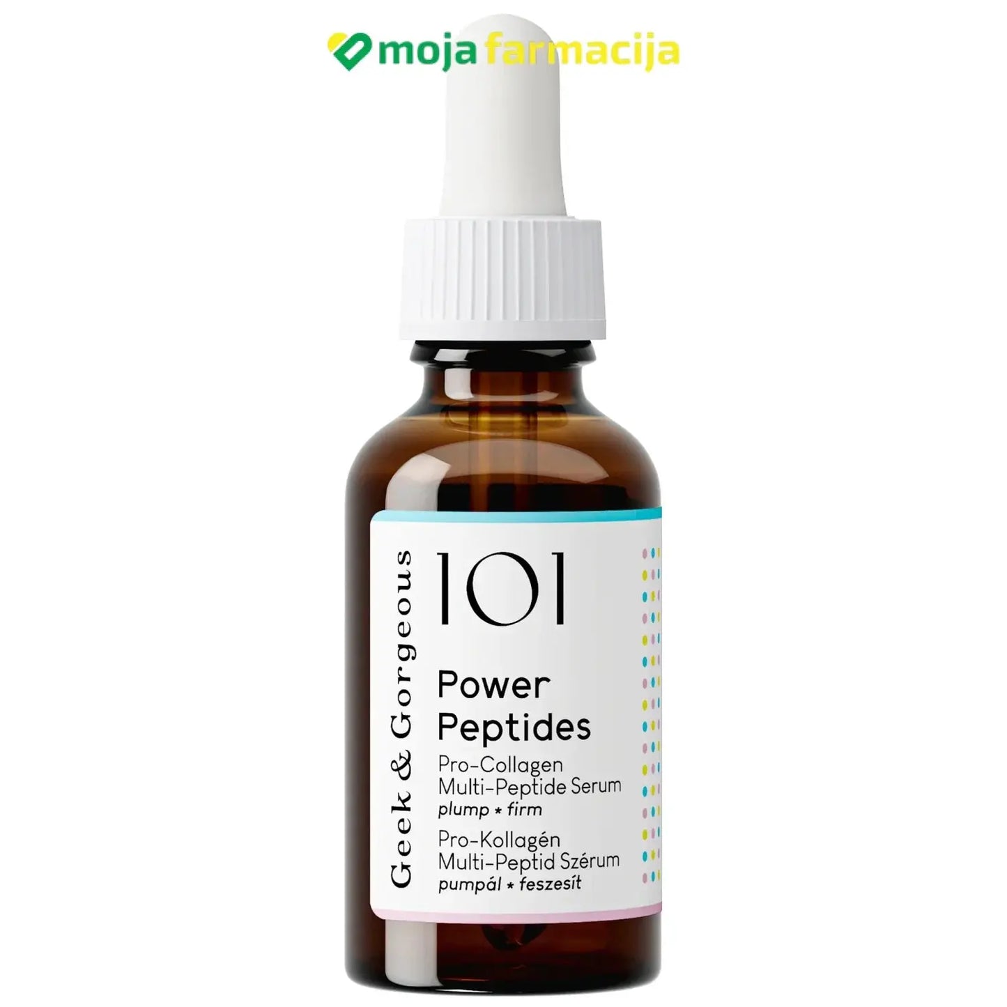 Slika proizvoda GEEK & GORGEOUS Power Peptides iz online apoteke Moja Farmacija - BIH