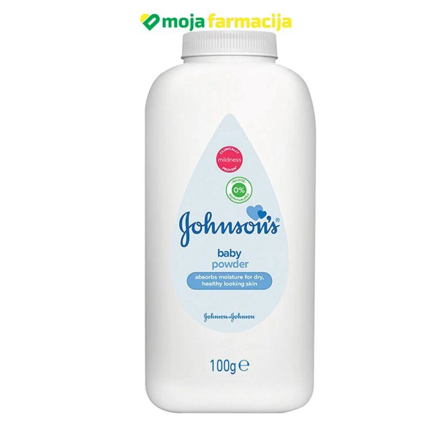 Slika proizvoda Johnson's Baby puder 100g iz online apoteke Moja Farmacija - BIH