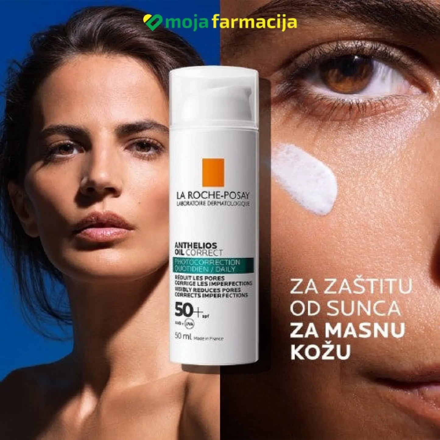 Slika proizvoda LA ROCHE-POSAY Anthelios Oil correct SPF50+ iz online apoteke Moja Farmacija - BIH