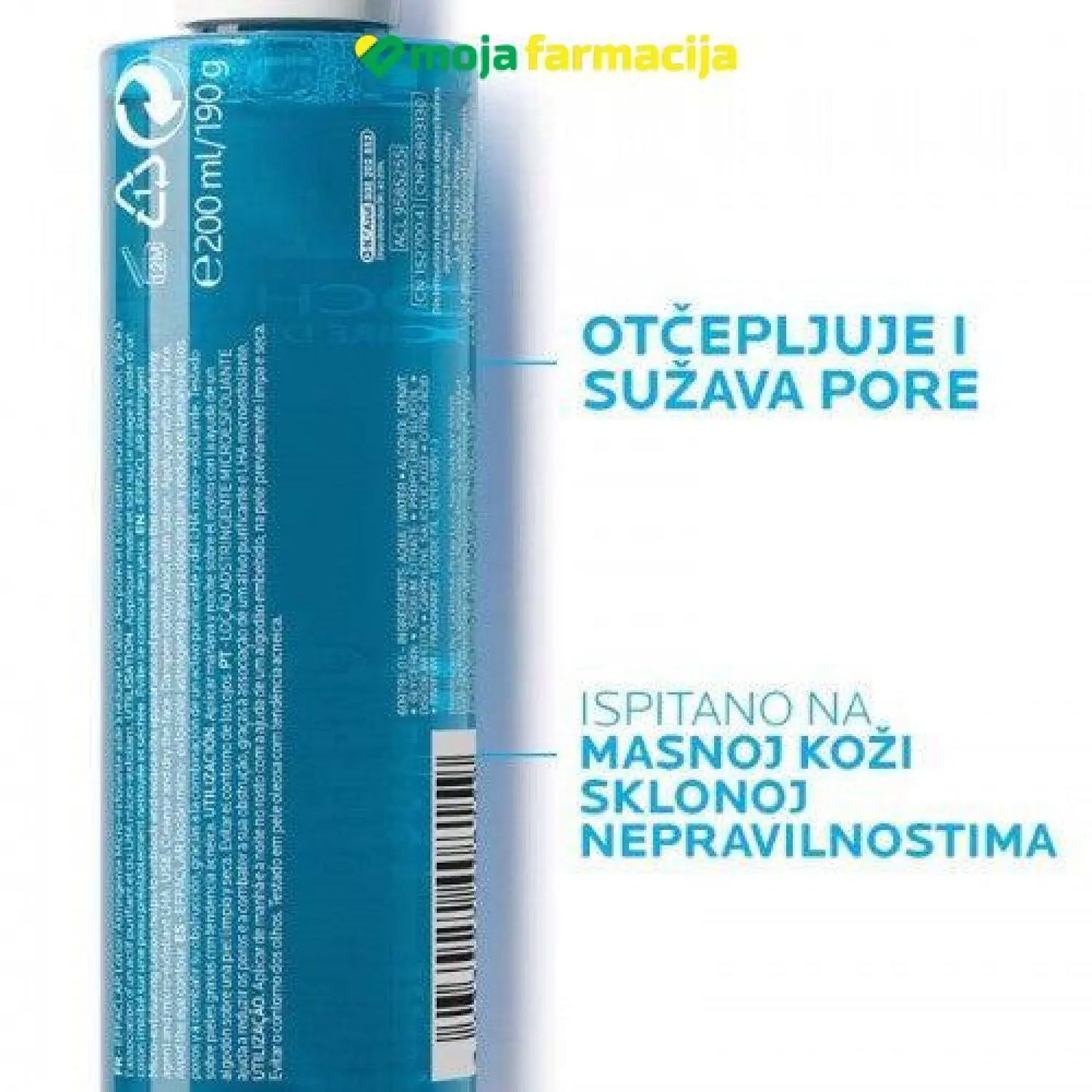 Slika proizvoda LA ROCHE-POSAY Effaclar adstrigentni losion iz online apoteke Moja Farmacija - BIH