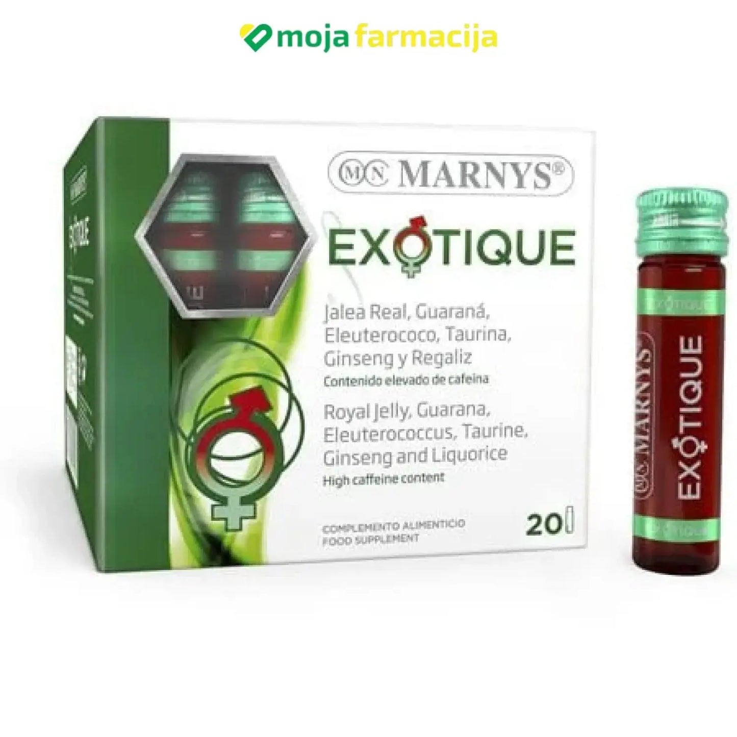 Slika proizvoda MARNYS Exotique bočice za dodatnu energiju iz online apoteke Moja Farmacija - BIH