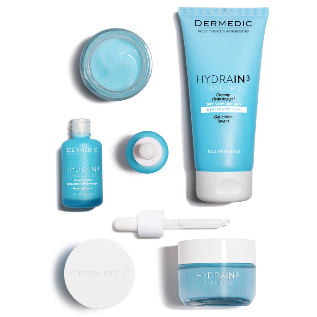 DERMEDIC Hydrain3 hidratantni serum za lice, vrat i dekolte