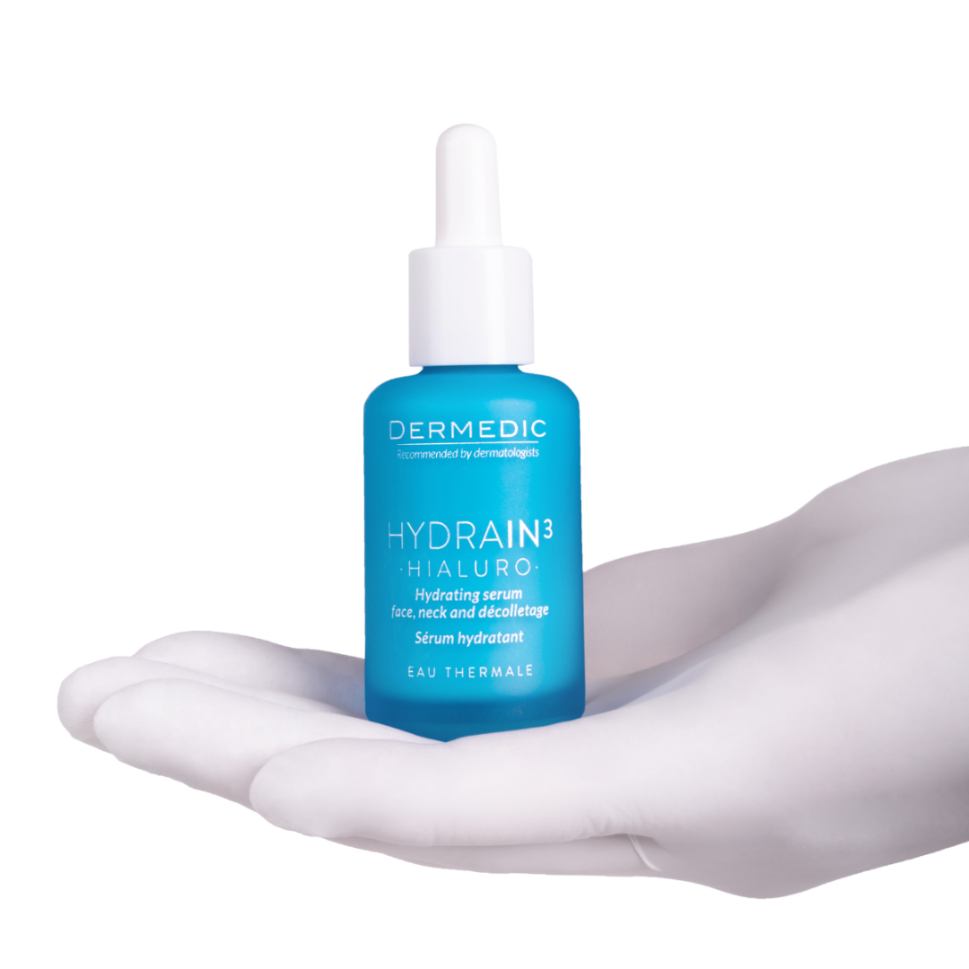 DERMEDIC Hydrain3 hidratantni serum za lice, vrat i dekolte