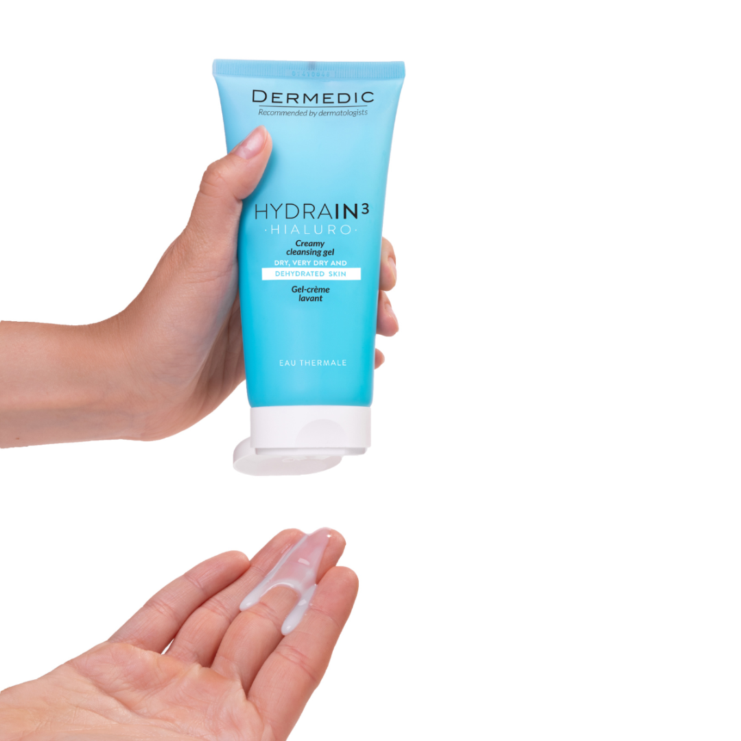DERMEDIC Hydrain3 kremasti gel za čišćenje 200ml