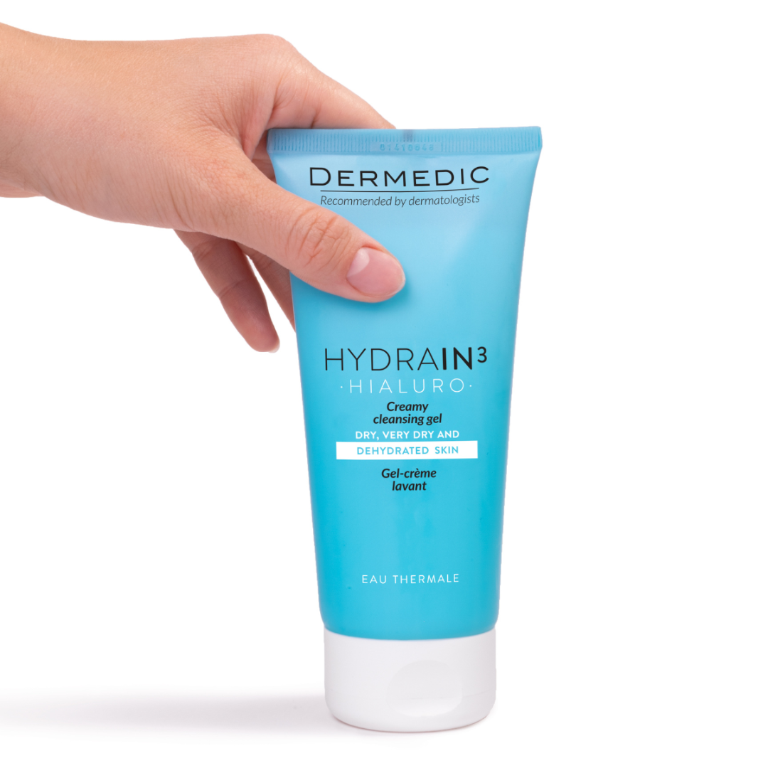 DERMEDIC Hydrain3 kremasti gel za čišćenje 200ml