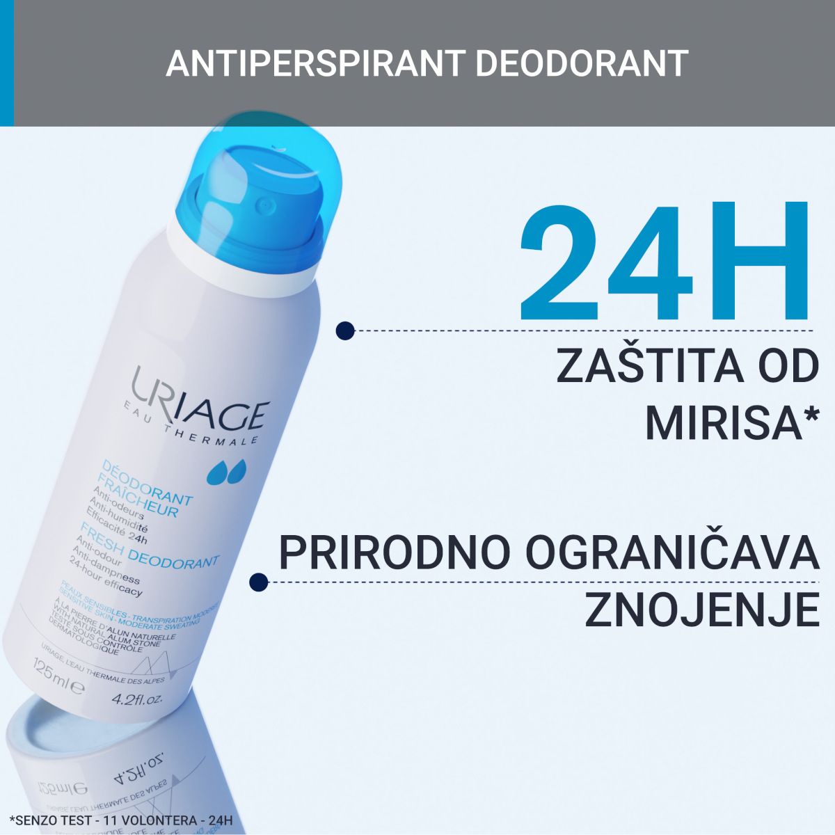 URIAGE Deodorant fresh 125ml