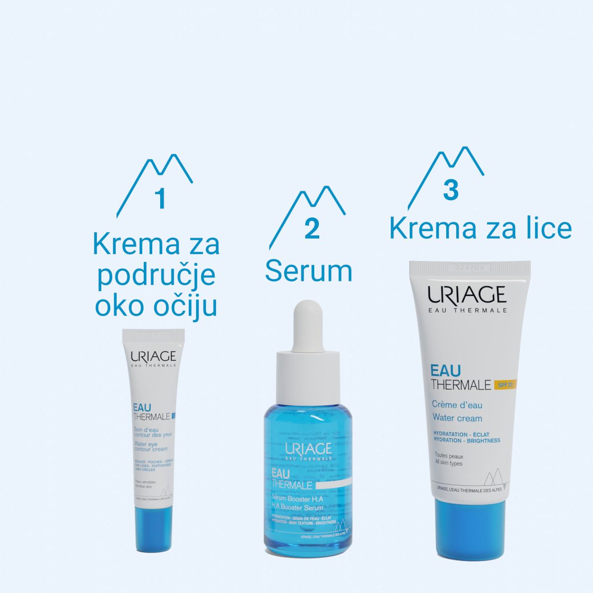 URIAGE Eau Thermale hidratantna krema SPF20