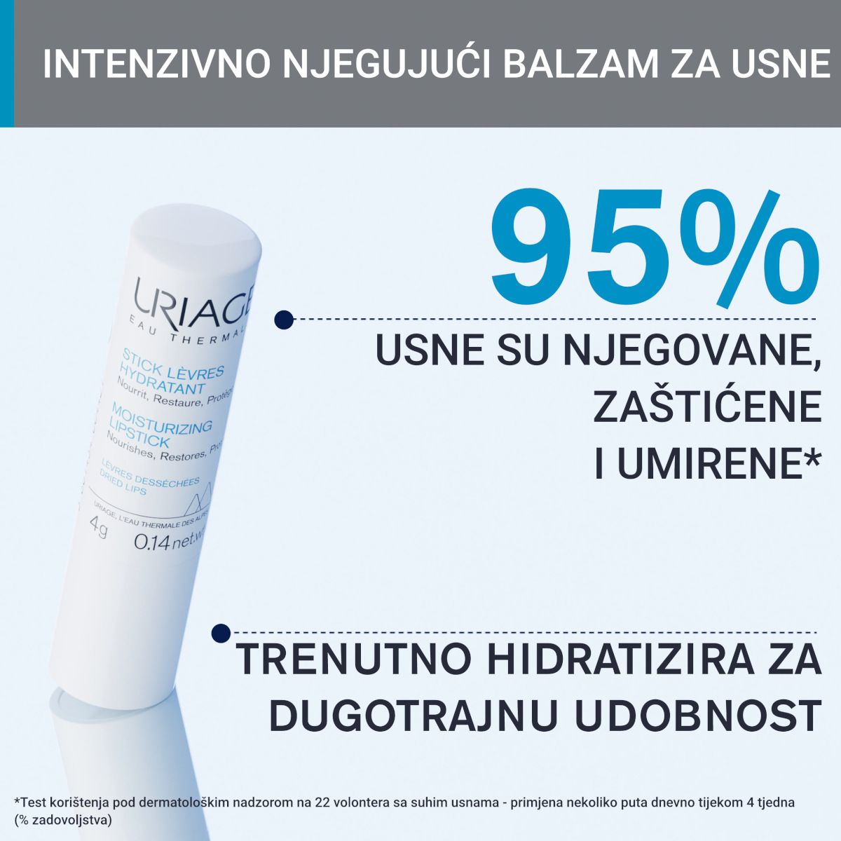 URIAGE Eau thermale hidratantni stik za usne