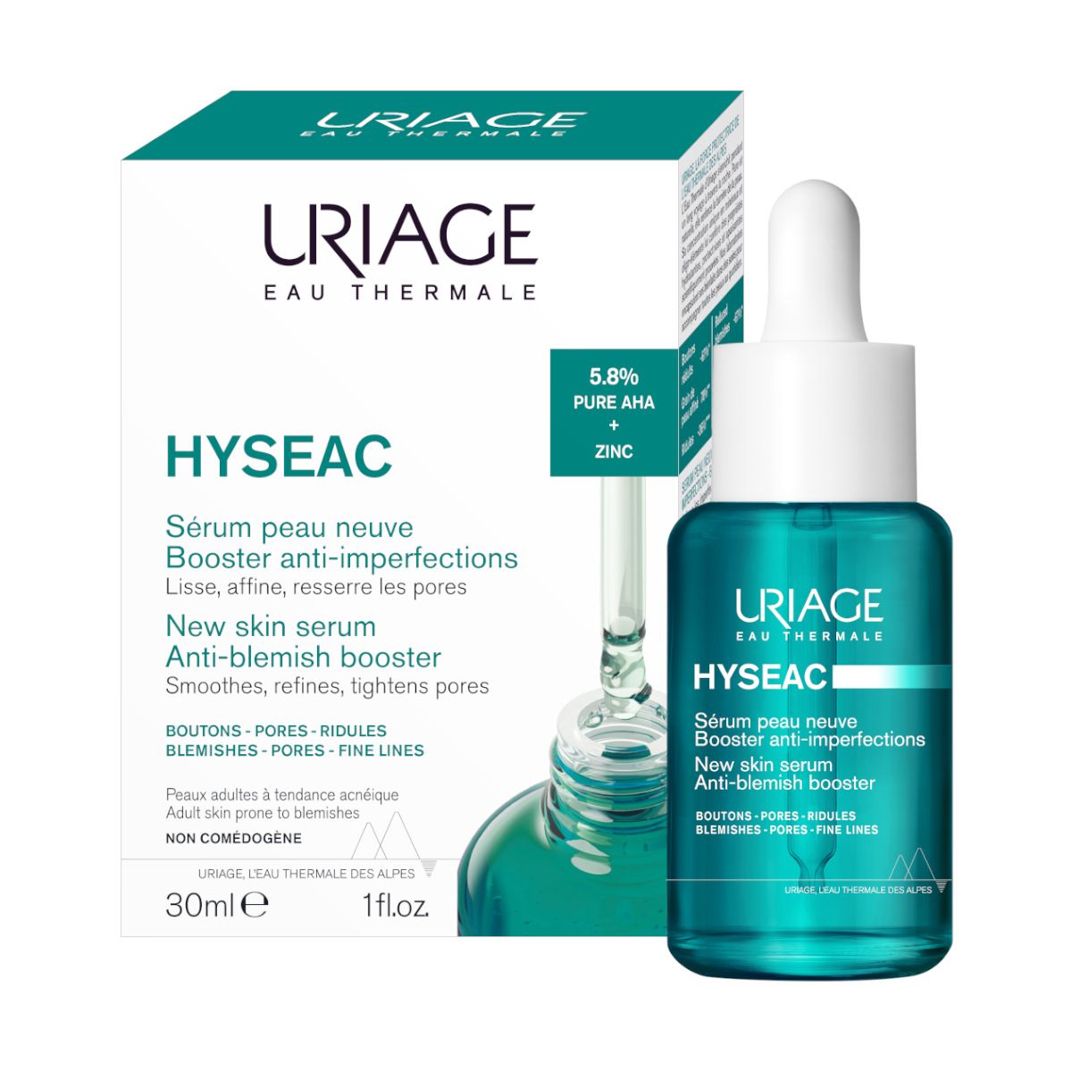 Slika proizvoda URIAGE Hyseac New Skin Serum Anti-Blemish Booster 30ml iz online apoteke Moja Farmacija - BIH