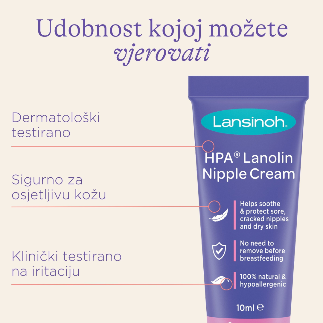 Slika proizvoda LANSINOH HPA® Lanolin krema za ispucale i bolne bradavice iz online apoteke Moja Farmacija - BIH