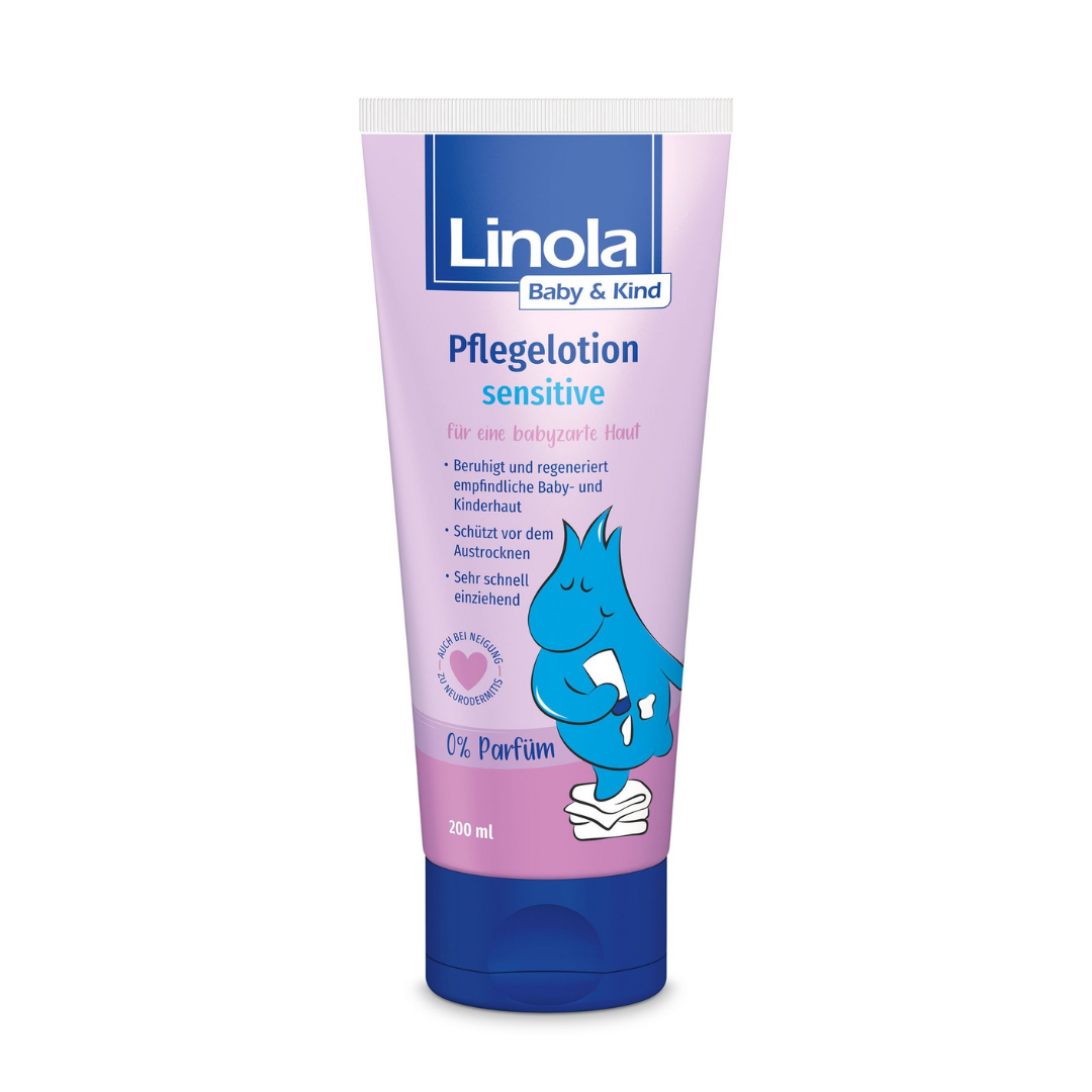 Slika proizvoda LINOLA Baby & Kind Sensitive losion za lice i tijelo 200ml iz online apoteke Moja Farmacija - BIH
