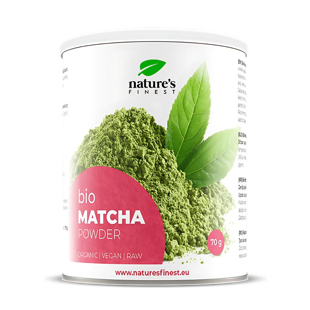 Slika proizvoda NATURE'S FINEST Matcha u prahu bio 70g iz online apoteke Moja Farmacija - BIH