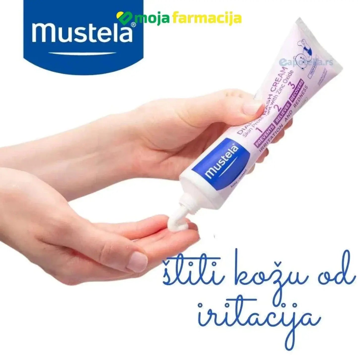 Slika proizvoda MUSTELA Zaštitna vitaminska krema 1-2-3 iz online apoteke Moja Farmacija - BIH