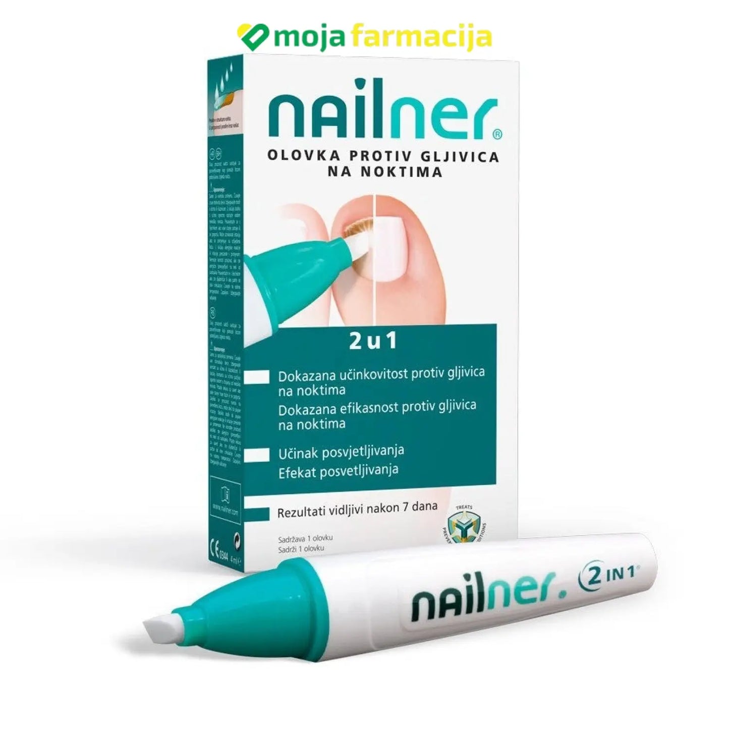 Slika proizvoda Nailner 2u1 olovka protiv gljivičnih infekcija iz online apoteke Moja Farmacija - BIH