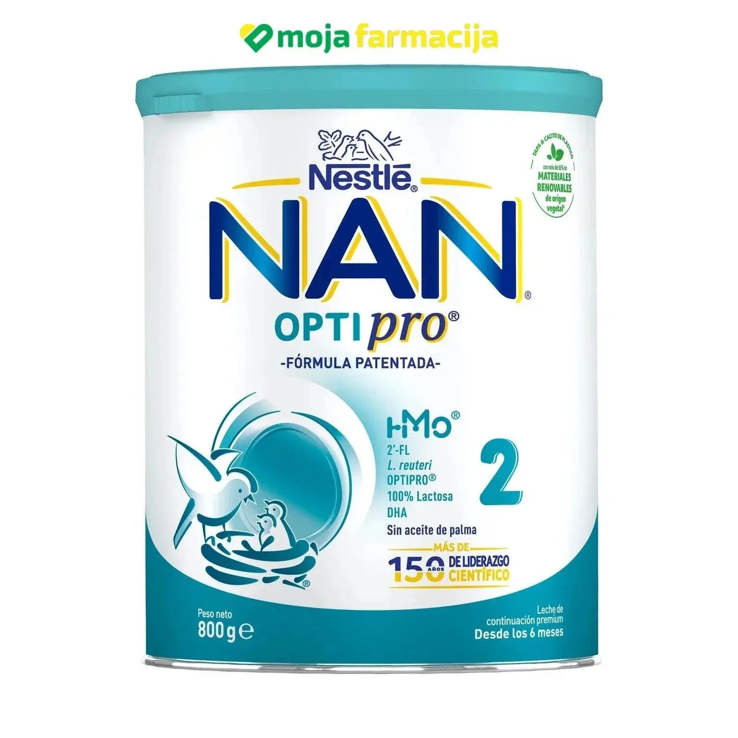 Slika proizvoda NAN 2 optipro 800g iz online apoteke Moja Farmacija - BIH