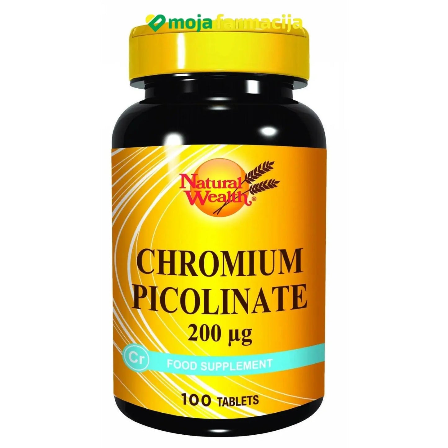Slika proizvoda NATURAL WEALTH Hrom pikolinat iz online apoteke Moja Farmacija - BIH
